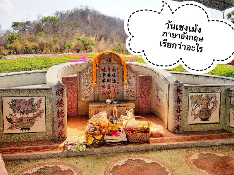 แหล่งเก็บความรู้ภาษาอังกฤษของหมอแอน] วันเชงเม้ง คือ Qingming Festival หรือ  Ching Ming Festival ภาษาอังกฤษเรียกว่า Tomb-Sweeping Day  หรือบางครั้งก็อาจจะเรียกว่า Chinese Memorial Day หรือ Ancestors' Day  เป็นวันที่คนจีนไปทำความเคารพบรรพบุร