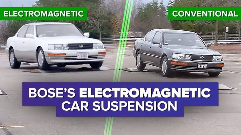Watch Bose’s incredible electromagnetic car suspension system in action
