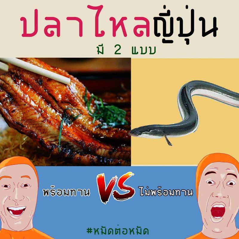 [หมัดต่อหมัด] อาหารที่นิยมรับประทานในช่วงฤดูร้อนที่สุด นั่นคือ ข้าวหน้าปลาไหลมี 2 แบบ