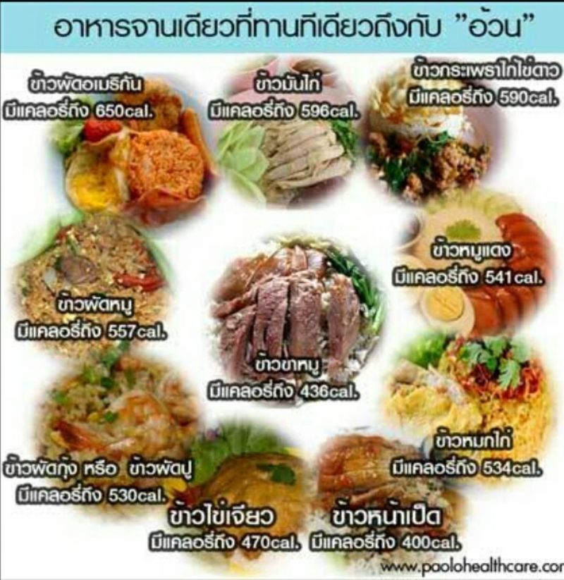 สุขภาพและเทคโนโลยี] อาหารจานเดียวที่ทานที่เดียวถึงกับ 