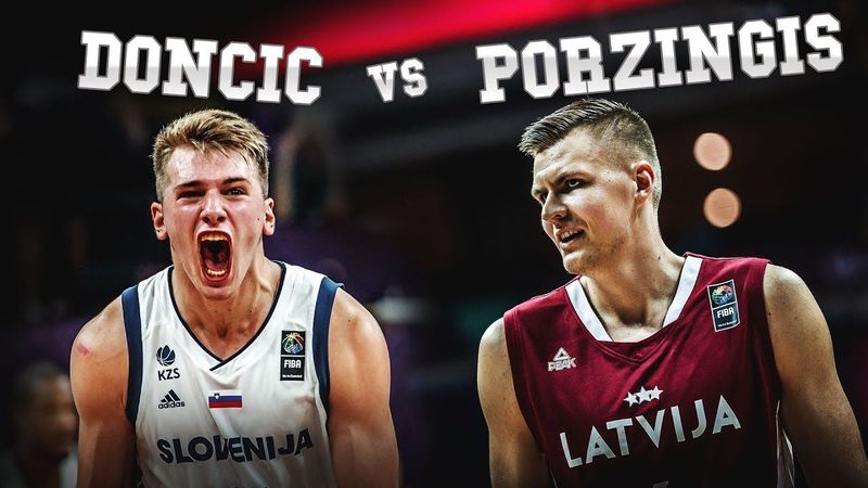 Luka Doncic and Kristaps Porzingis going CRAZY at EuroBasket!