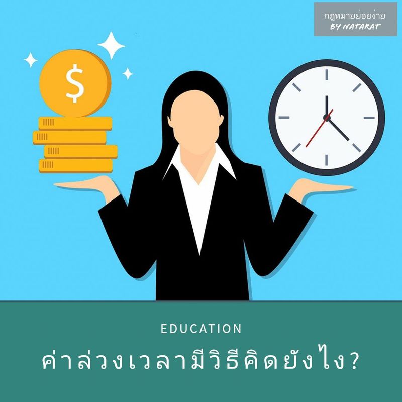 กฎหมายย่อยง่าย By Natarat] “ค่าล่วงเวลามีวิธีคิดยังไง?”  บทความนี้จะต่อเนื่องจากบทความล่าสุดในซีรีส์กฎหมายแรงงาน  เรื่องนายจ้างจะสามารถบังคับให้ลูกจ้างทำงานล่วงเวลา (โอที) ได้หรือไม่?