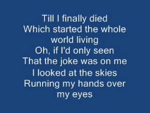 I started A Joke lyrics The Bee Gees