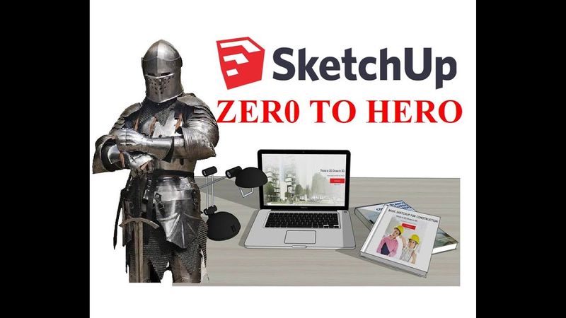 SketchUp 2019 - ตอนที่ 02/พื้นฐานการเลือกเครื่องมือ (Tools) สำหรับมือใหม่