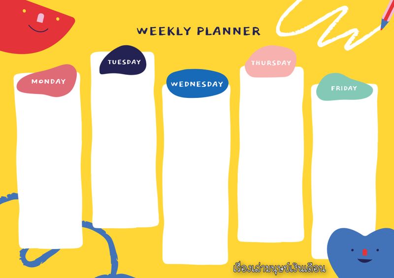 เรื่องเล่ามนุษย์เงินเดือน] แจก‼️ Weekly Planner สำหรับทุกคน :)  หวังว่าจะชอบกันนะคะ 🥰