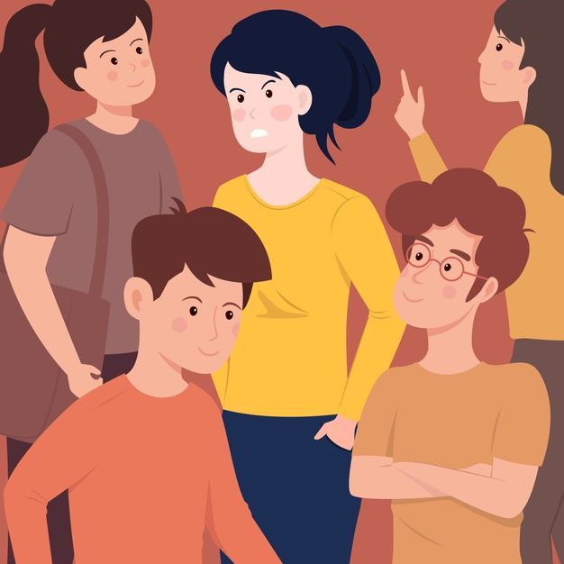 Download Angry Person In Crowd for free