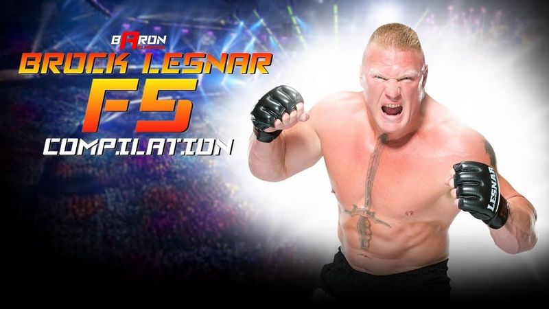 Brock Lesnar F5 Compilation