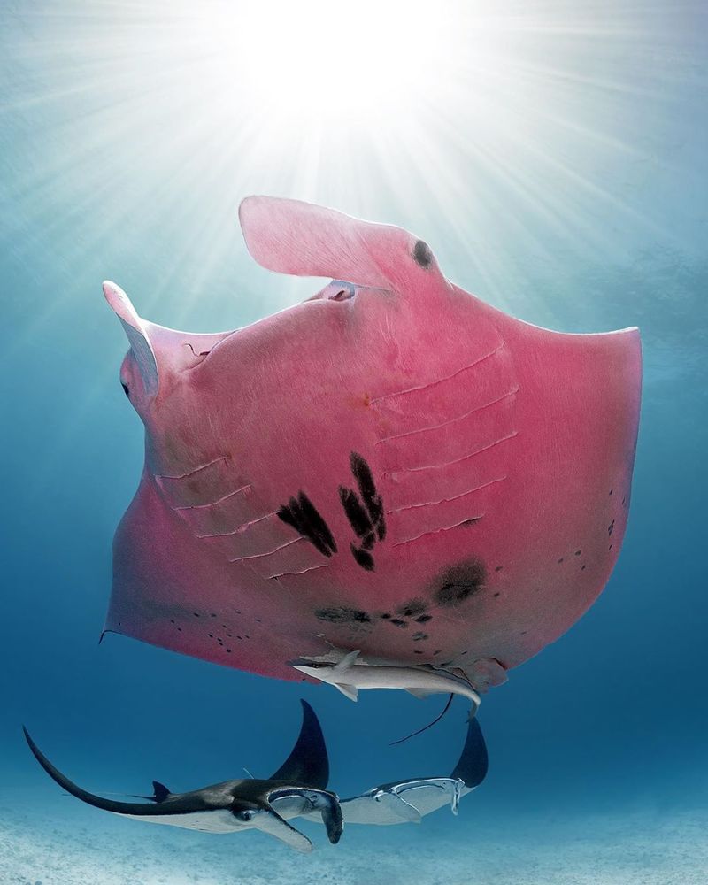 Kristian on Instagram: “Its pink manta kind of monday today. The only pink manta in the whole world can be found cruising the shallow waters around lady elliot…”