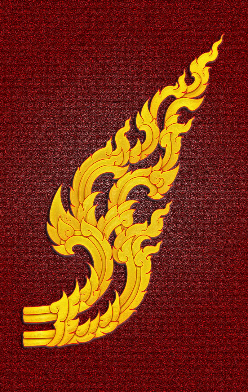 [ลายไทยเพื่อการอนุรักษ์] 🍎🍒🍇 กนกนาง หรือ กระหนกนางครับ 🍇🍒🍎 ♥️