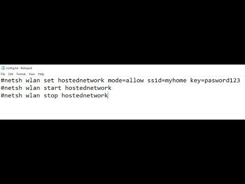 create a wifi hotspot