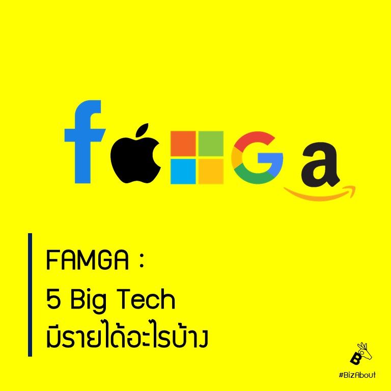 [Tell Me More] FAMGA : 5 Big Tech มีรายได้อะไรบ้าง FAMGA คืออะไร? #BizAbout