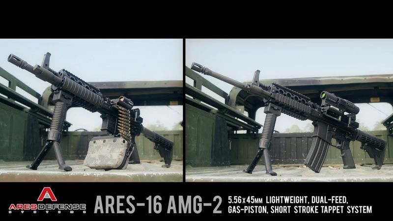 Belt Fed AR System: The ARES-16