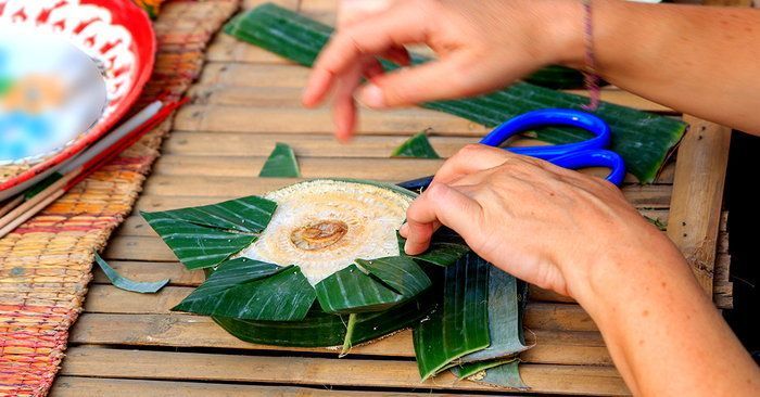 วิธีทำกระทงใบตอง สอนทำกระทงใช้หยวกกล้วย หรือวัสดุที่ย่อยสลายได้
