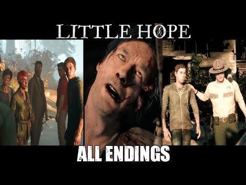 LITTLE HOPE - All Endings ( Good, Bad & Secret Endings ) The Dark Pictures Anthology