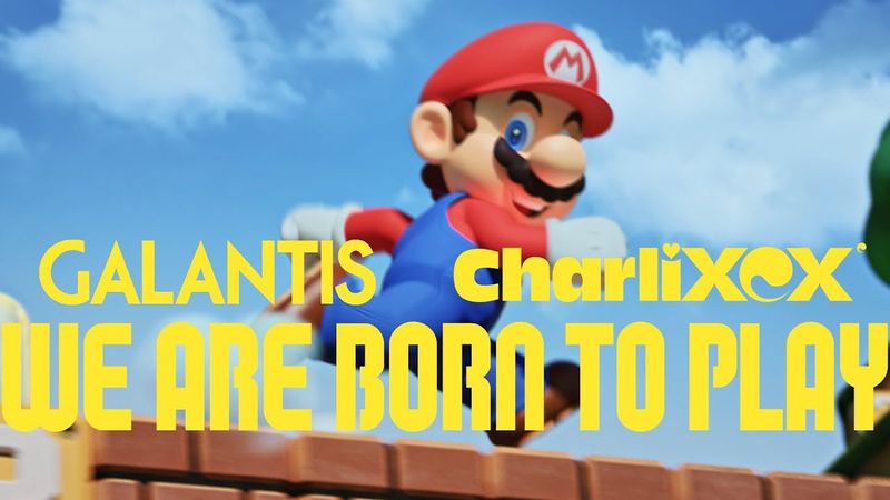 [SUPER NINTENDO WORLD™] Galantis ft. Charli XCX - WE ARE BORN TO PLAY [Music Video]
