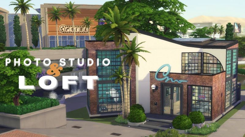 Click! Photo Studio & Loft + Machinima |NO CC| The Sims 4 Stop Motion