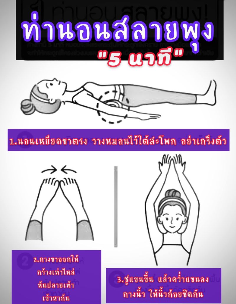 Fit With Net] 🔥ลดพุงง่ายๆ เพียง 5 นาที ด้วย” ผ้าขนหนู” สวัสดีคะ 🙏🏻
