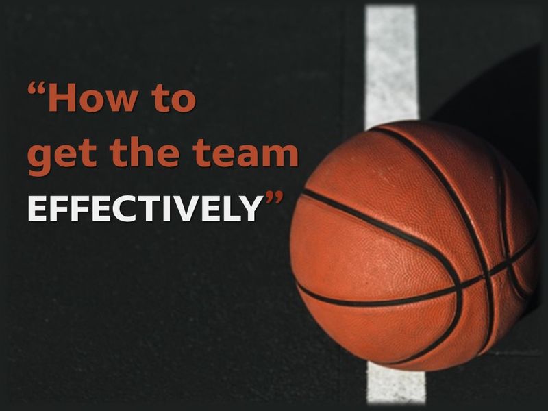 [UK weekly ] How to get the team effectively. เมื่อไม่นานมานี้ผมมีโอกาส