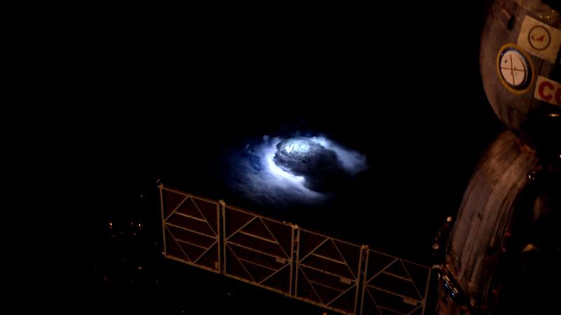 Blue jets studied from Space Station