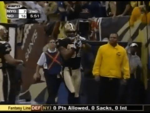 Joe Horn Cell Phone Touchdown Celebration Saints NFL