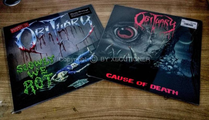 Obituary Slowly We Rot Live & Rotting Vinyl, Solo 1000 Un LP - Foto 10
