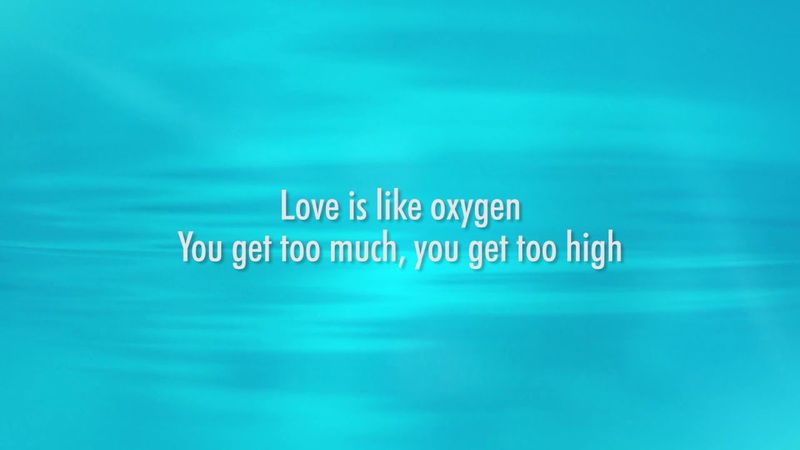 Sweet - Love is like Oxygen (Lyrics)