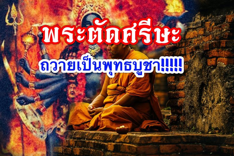 พระตัดหัวบูชาพระพุทธเจ้า !เรื่องจริงเมืองไทยเมืองพุทธ