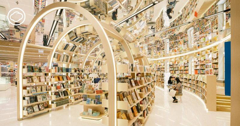 B2S Think Space อุโมงค์หนังสือไซส์ยักษ์กลางเซ็นทรัลชิดลม การพลิกโฉมใหม่ของร้านหนังสือกลางห้าง