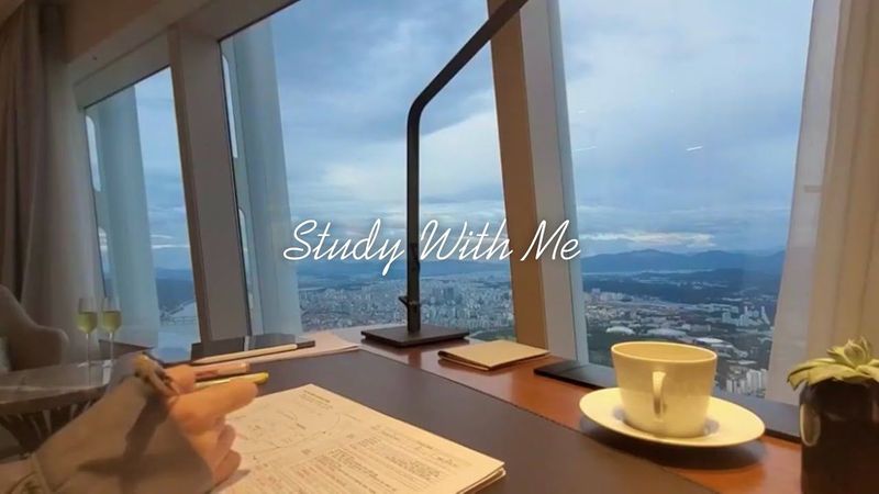 [Study With Me](with music) 드뷔시 달빛🌙 피아노와 스터디윗미