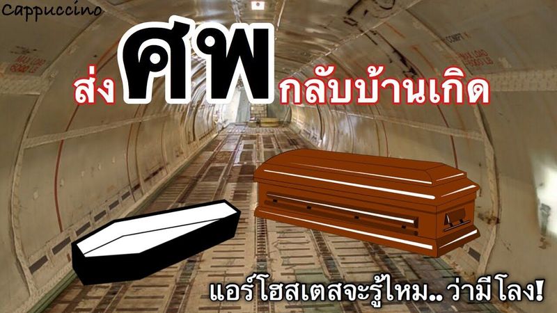 ส่งศพกลับบ้าน | แอร์โฮสเตส เขารู้ไหม.. ว่ามีศพอยู่บนเครื่องบิน | Cappuccino