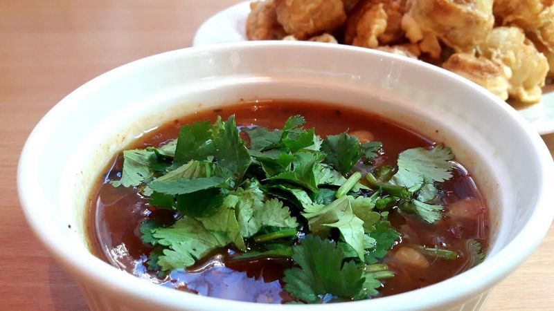 สูตรน้ำจิ้มลูกชิ้นทอด แบบโบราณใช้น้ำมะขามเปียก พร้อมเทคนิคทำให้แป้งไม่คืนตัว/ก้าวของเก้า(64)