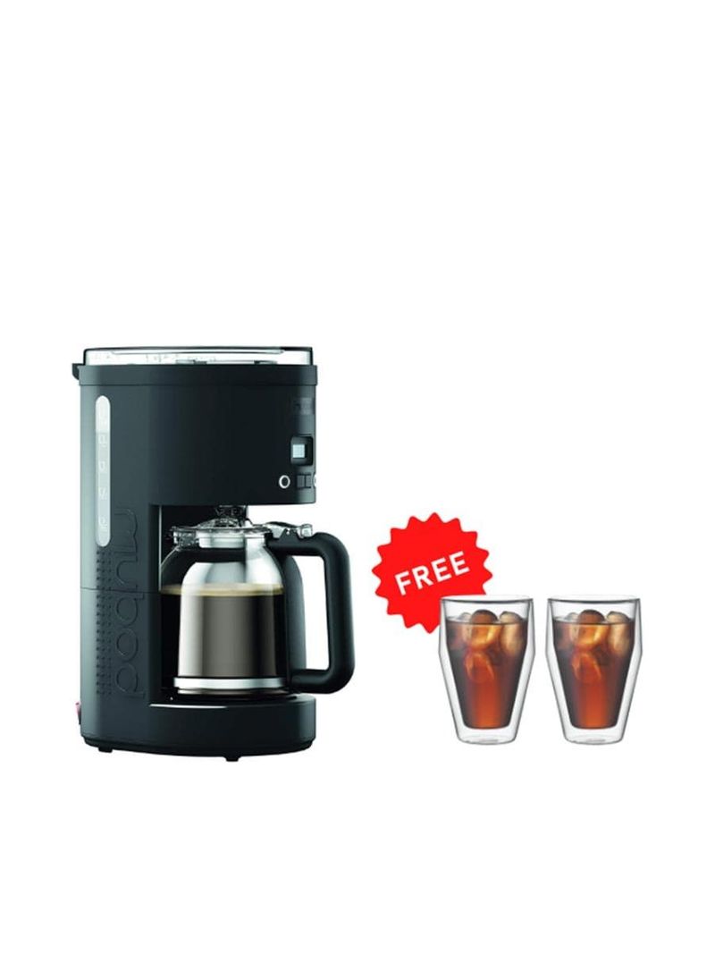 BODUM เครื่องชงกาแฟดริปอัตโนมัติ Bistro รุ่น BOD11 สีดำ | Central.co.th