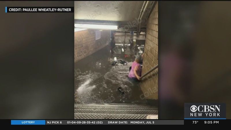 Subway Stations In The Bronx, Washington Heights Flood After Severe Storms
