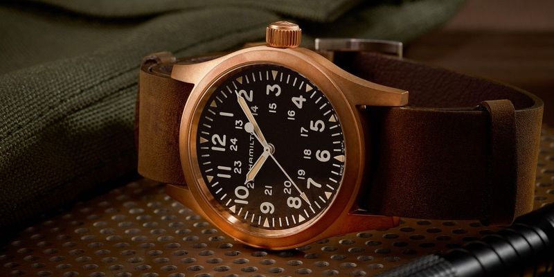 Hamilton Khaki Field Mechanical Bronze เพิ่มทางเลือกด้วยวัสดุใหม่