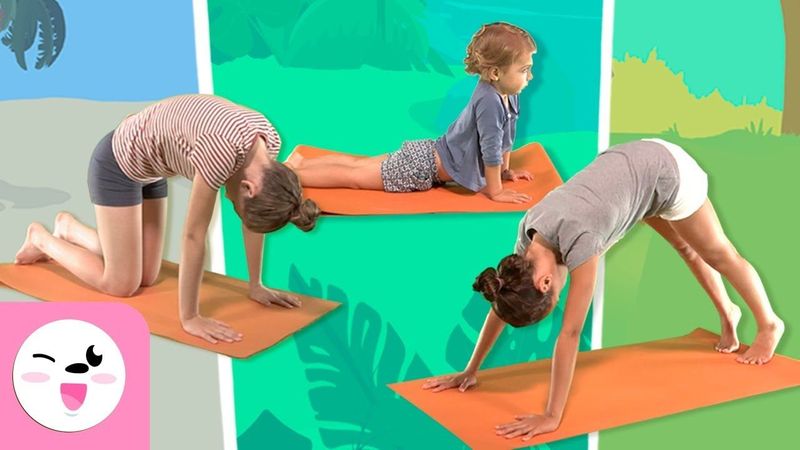 Yoga for kids - Yoga animal poses - Yoga practice tutorial - Yoga class for children