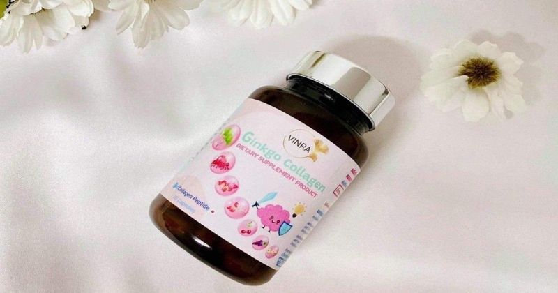 รีวิว ดูแลผิวจากภายในด้วย Ginkgo Collagen จากแบรนด์ VINRA ผิวเรียบเนียนขึ้น สิวหายได้ภายใน 2สัปดาห์