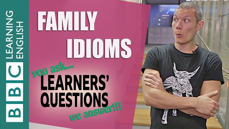 Family idioms - Learners’ Questions