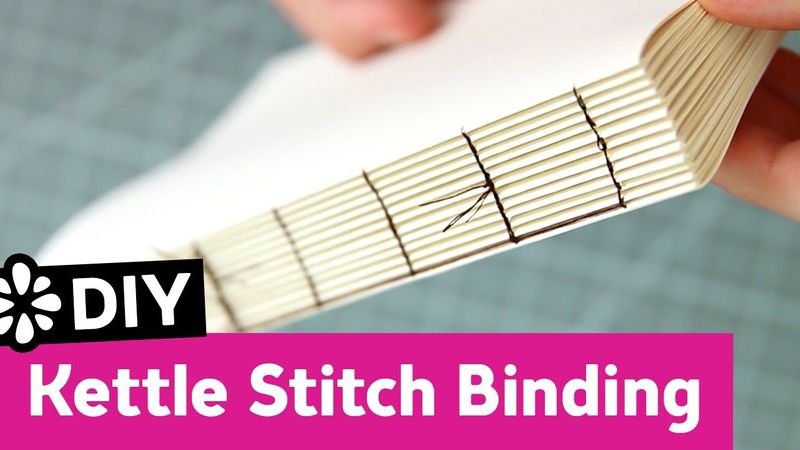 DIY Kettle Stitch Bookbinding Tutorial | Sea Lemon