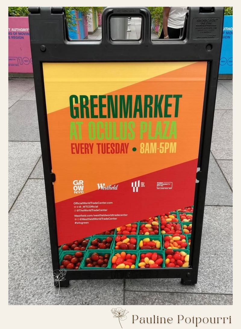 [Pauline Potpourri] Greenmarket at Oculus 🥬🍅🍆 ทุกวันอังคาร เวลา 8