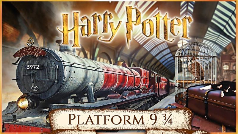 Platform 9 ¾ at King’s Cross [ASMR] Harry Potter Philosopher’s Stone Inspired Ambience ⚡ Study Relax