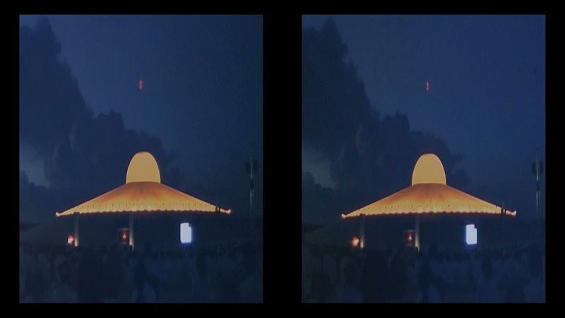สวดมนต์ที่มหาธรรมกายเจดีย์ 3 มิติ ชมบนจอ3มิติ+ใส่แว่น3มิติ Chanting at Maha Dhamakaya Jetiya in 3Ds.