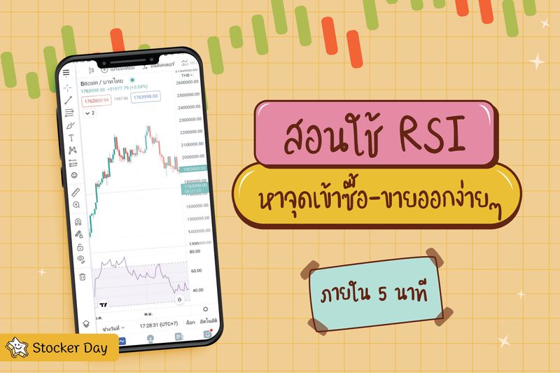 [Stocker Day] สอนใช้ RSI ง่าย ๆ หาจุดกลับตัวราคาภายใน 5 นาที แอดรู้น้า