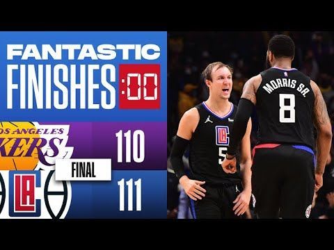 Final 1:12 THRILLING ENDING Lakers vs. Clippers 😲