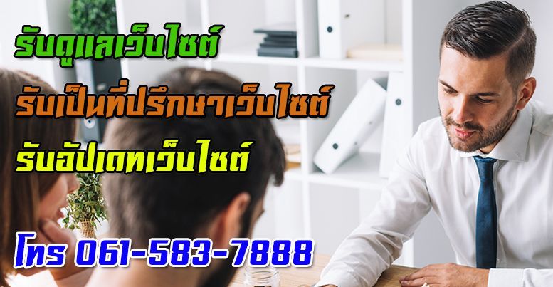 รับดูแลเว็บไซต์, อัปเดตเว็บไซต์, ที่ปรึกษาเว็บไซต์