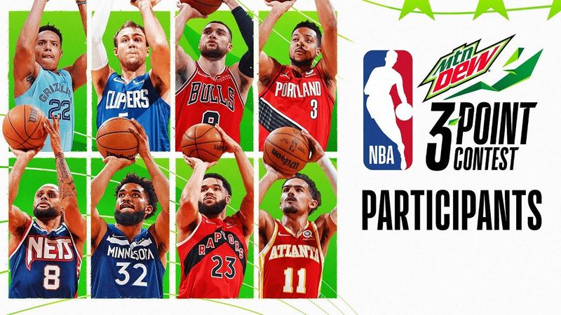 The 2022 #MtnDew3PT Field! Trae Young, Zach Lavine, CJ McCollum, & More⭐