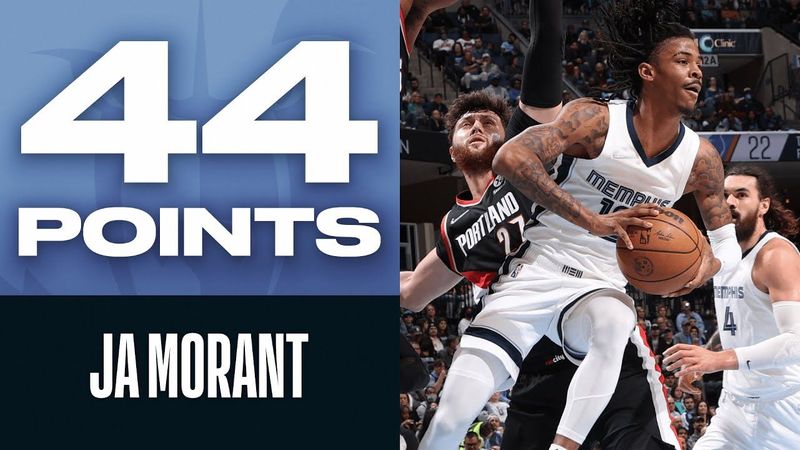 Ja Dazzling 44 PTS Fuels Grizzlies Again 😲