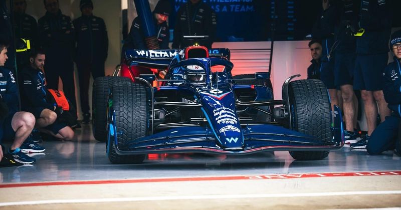 The FW44 debuts at Silverstone shakedown