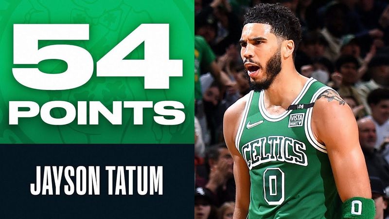 Jayson Tatum Ties Larry Bird After ERUPTING For 54 PTS ☘️