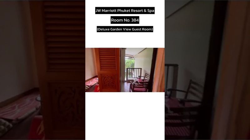 JW Marriott Phuket Resort & Spa [ Room No.384 ] #shorts #hotel |jimjernee