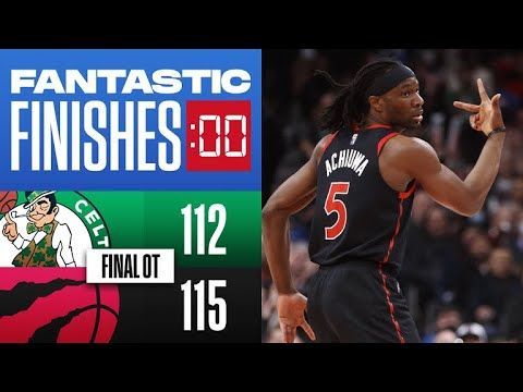 WILD Overtime Finish In Raptors/Celtics Game 🤯